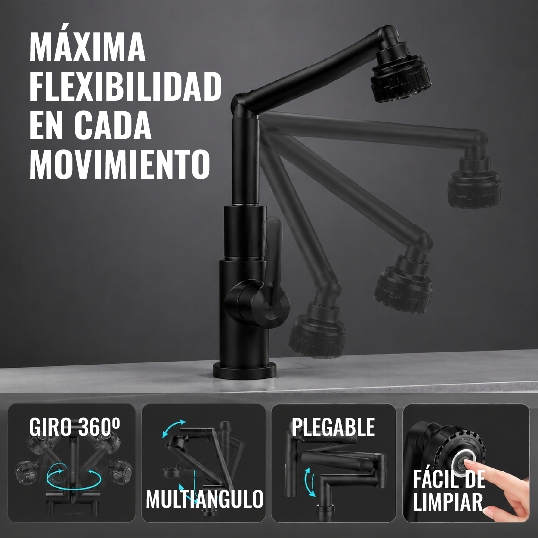 Grifo Lavado Rotación 360 Multifuncional