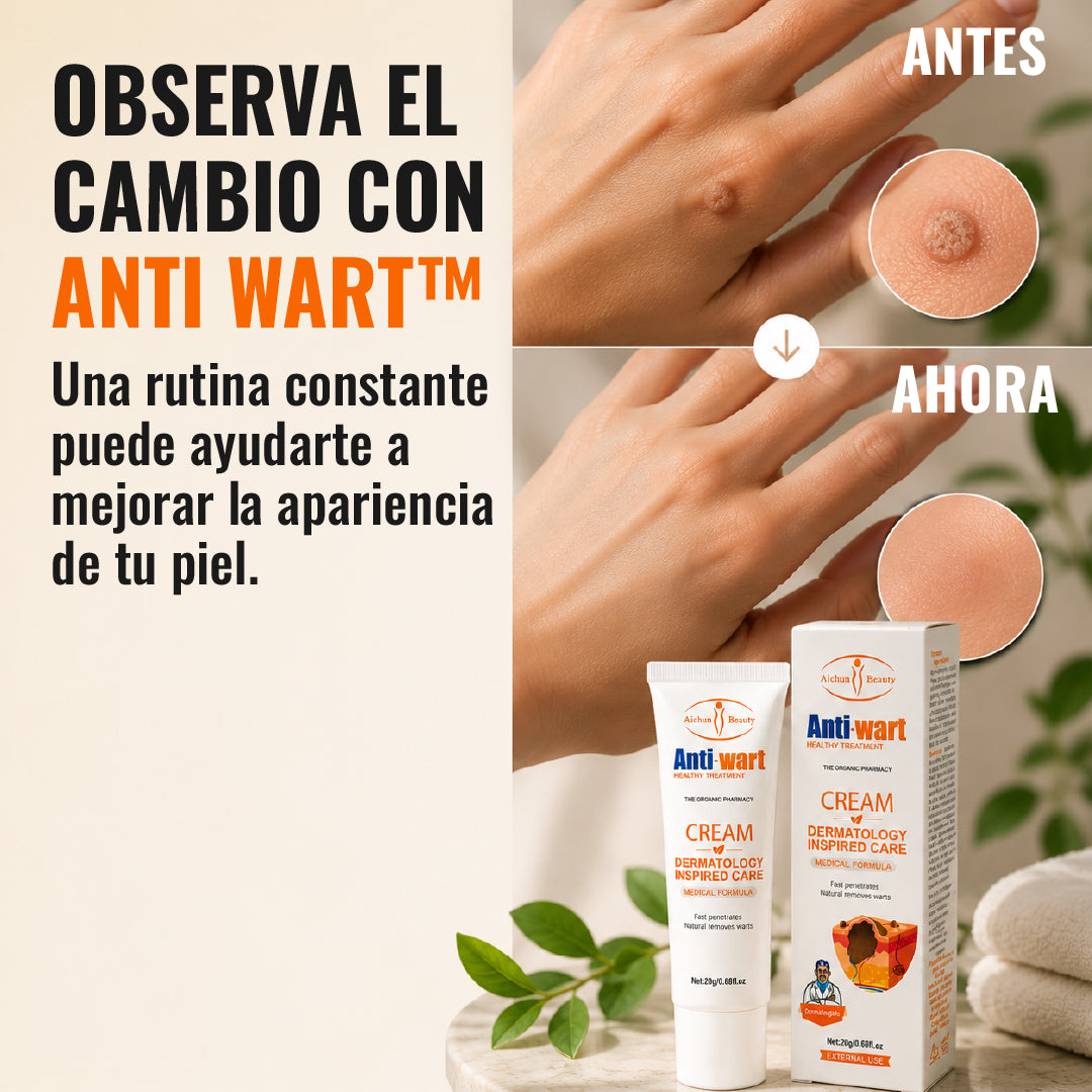 Anti Wart™ Crema Anti Verrugas - Tratamiento en Casa