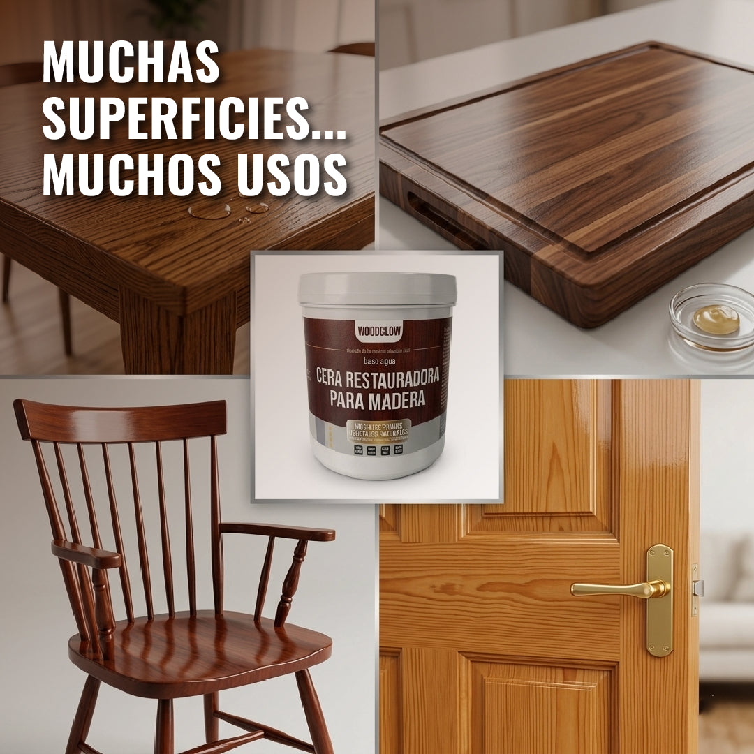 WoodGlow™ Sellador Cera para Maderas 500g