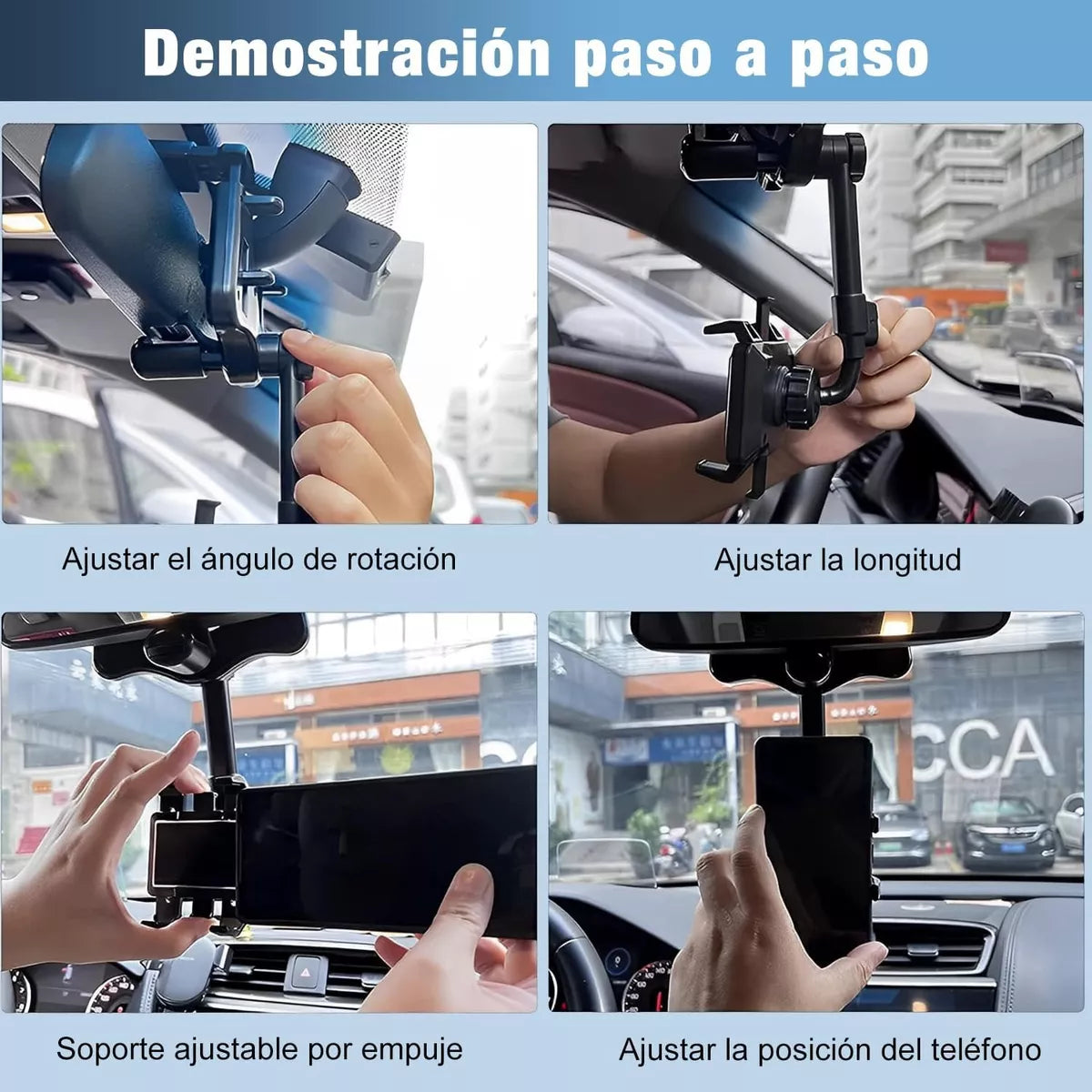 Triple Soporte Retrovisor SmartMount360™