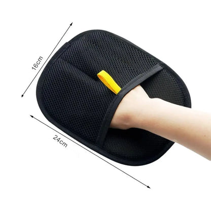 Guante Removedor De Pelo 2 En 1 Negro