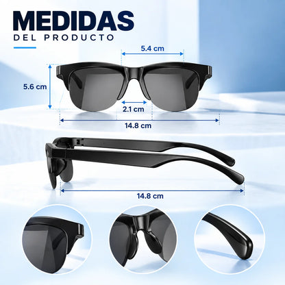 AudioRay™ - Lentes Inteligentes Bluetooth con Audio y Llamadas