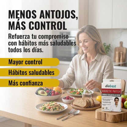 Parches Control De Azúcar 3x1
