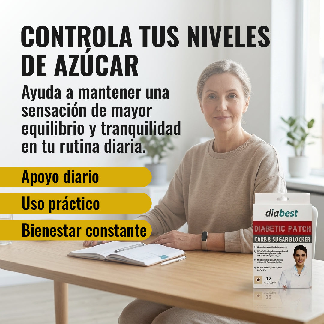 Parches Control De Azúcar 3x1