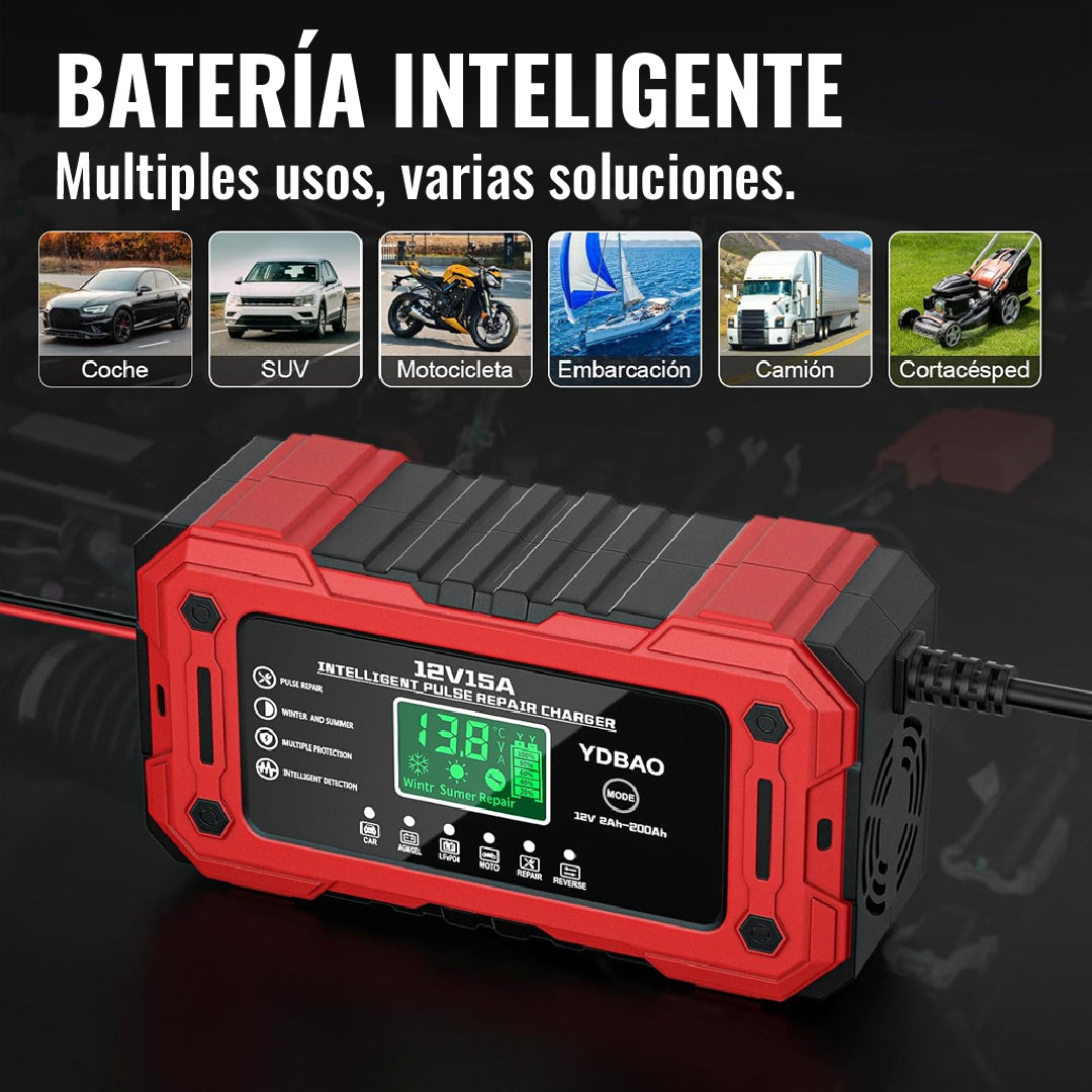 Cargador Reparador de Baterias AutoRescue Pro™