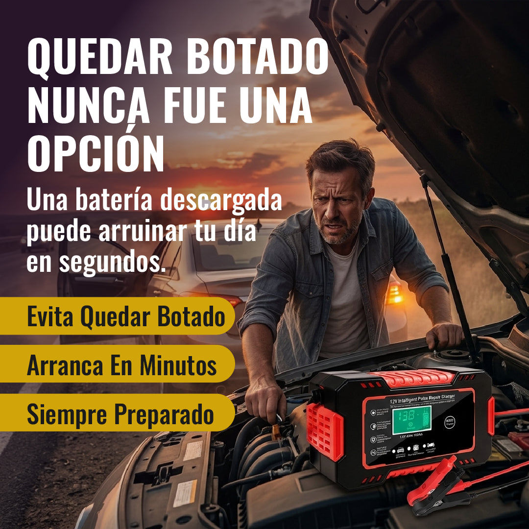 Cargador Reparador de Baterias AutoRescue Pro™