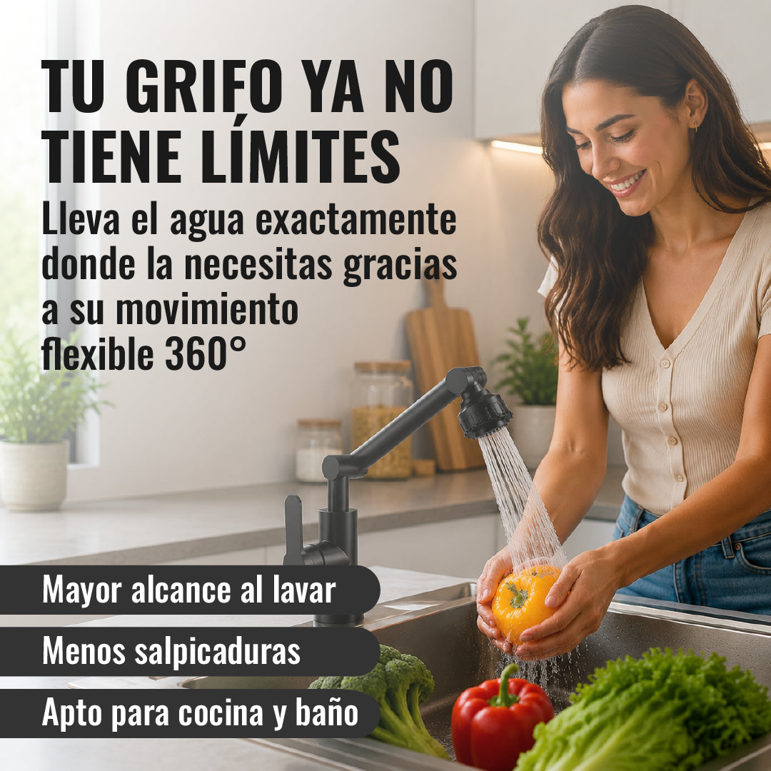 Grifo Lavado Rotación 360 Multifuncional
