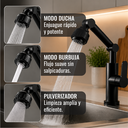 Grifo Lavado Rotación 360 Multifuncional