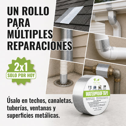 Cinta Tapa Gotera de Butilo 5cm x 5mts