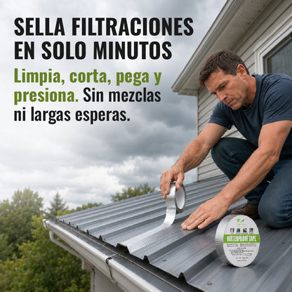 Cinta Tapa Gotera de Butilo 5cm x 5mts