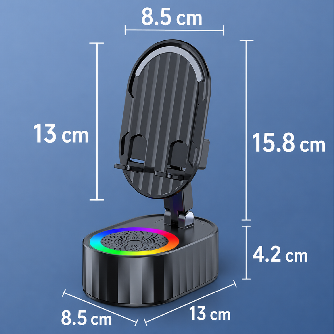 M - Soporte Induction Parlante con Luz