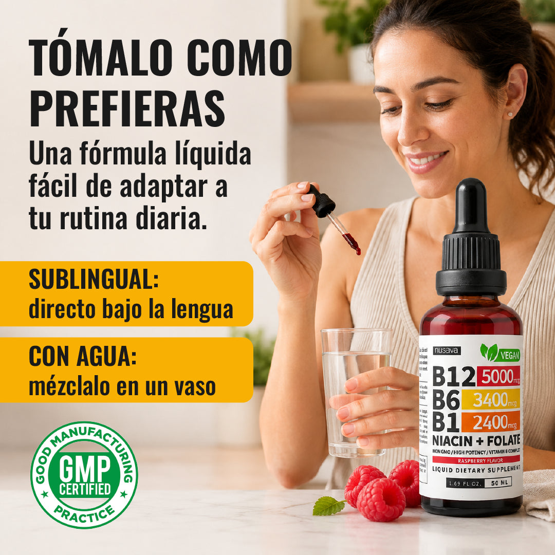 Complejo Vitamina B12 - B6 - B1