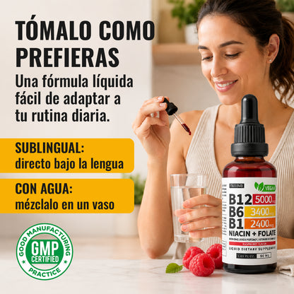 Complejo Vitamina B12 - B6 - B1