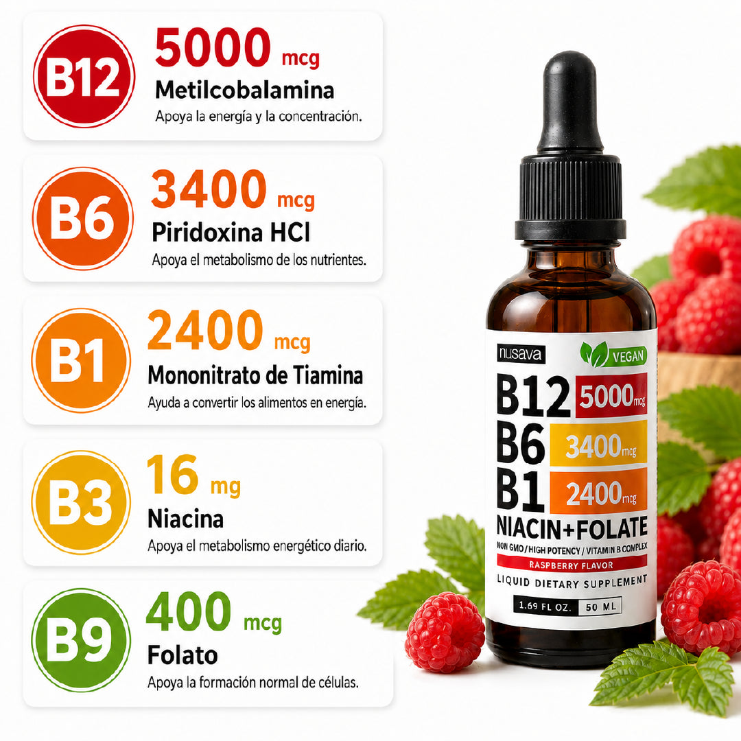 Complejo Vitamina B12 - B6 - B1