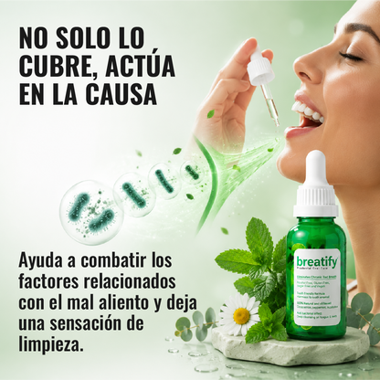 Breatify gotas contra el mal aliento