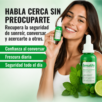 Breatify gotas contra el mal aliento
