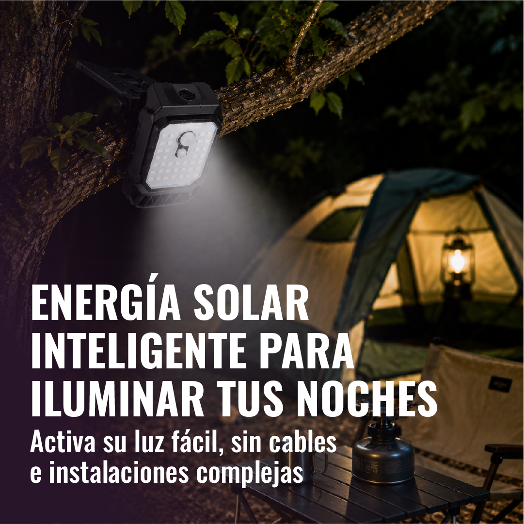 VIGILUX™ Lampara Solar Con Clip Sensor