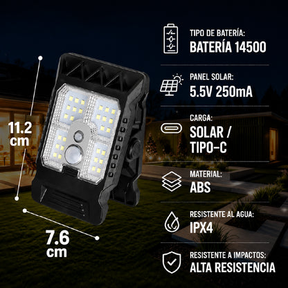 VIGILUX™ Lampara Solar Con Clip Sensor