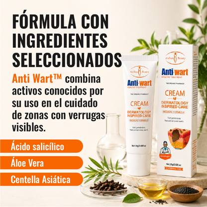 Anti Wart™ Crema Anti Verrugas - Tratamiento en Casa