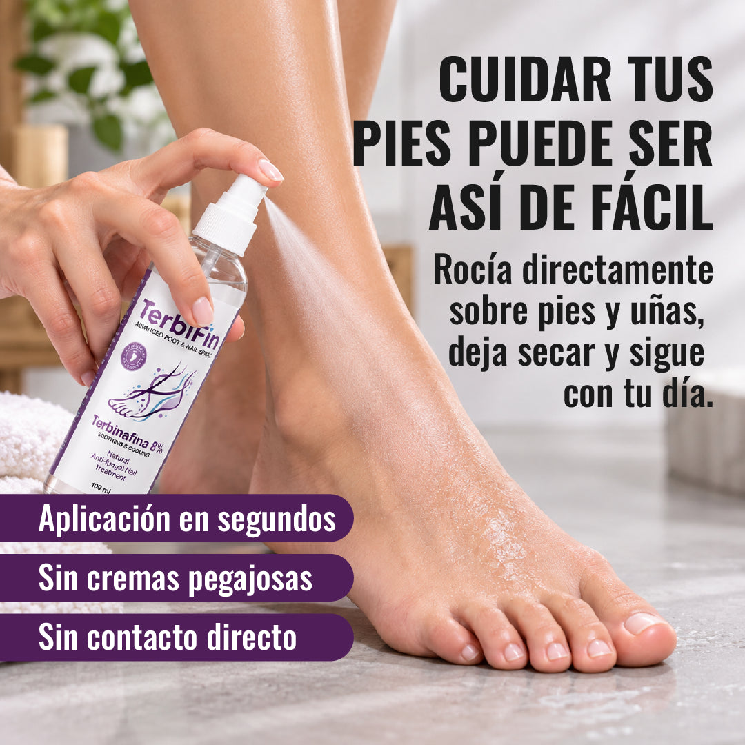 Terbifin™ - Spray Antihongos para Pies y Uñas