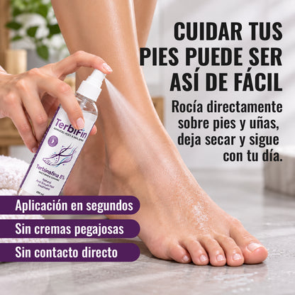 Terbifin™ - Spray Antihongos para Pies y Uñas