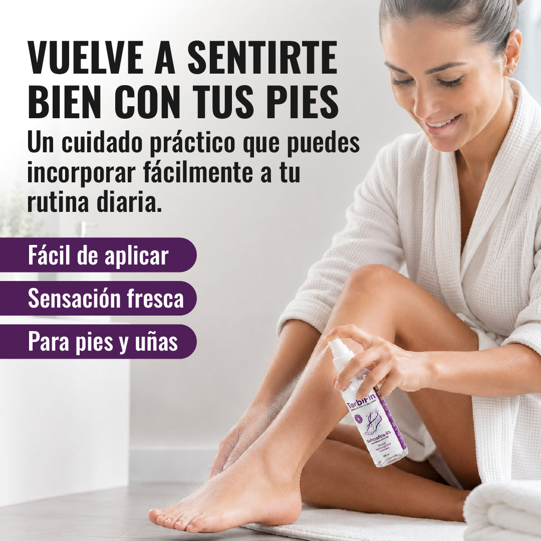 Terbifin™ - Spray Antihongos para Pies y Uñas