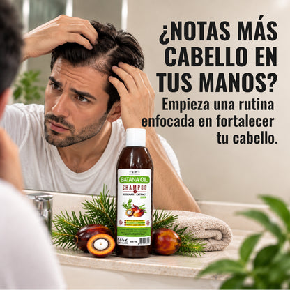 BatanaOil™ - Champú Anticaída con Aceite de Batana y Romero
