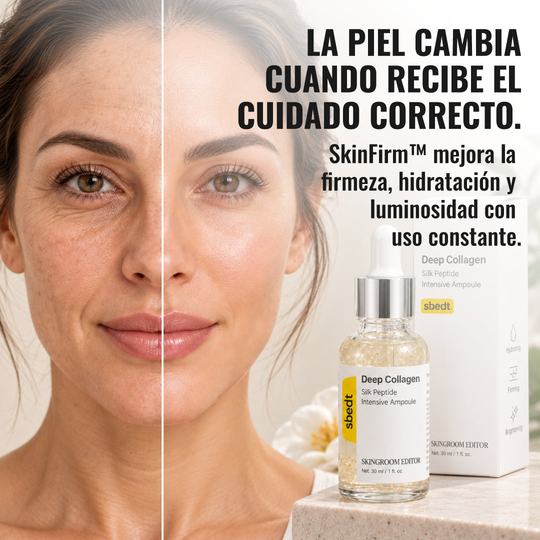SkinFirm™ Deep Collagen - Ampolla Facial de Colágeno y Péptidos