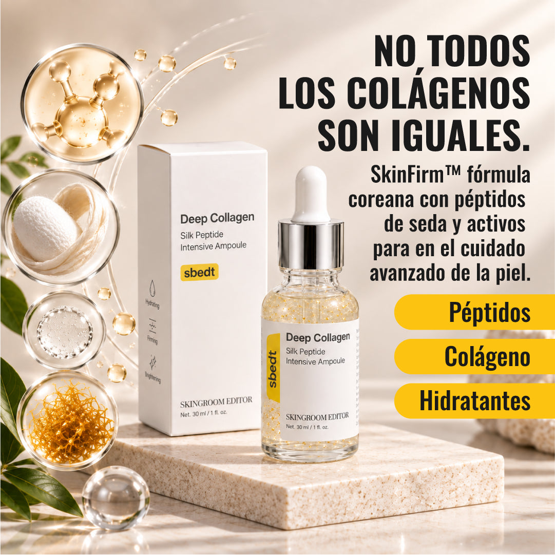 SkinFirm™ Deep Collagen - Ampolla Facial de Colágeno y Péptidos