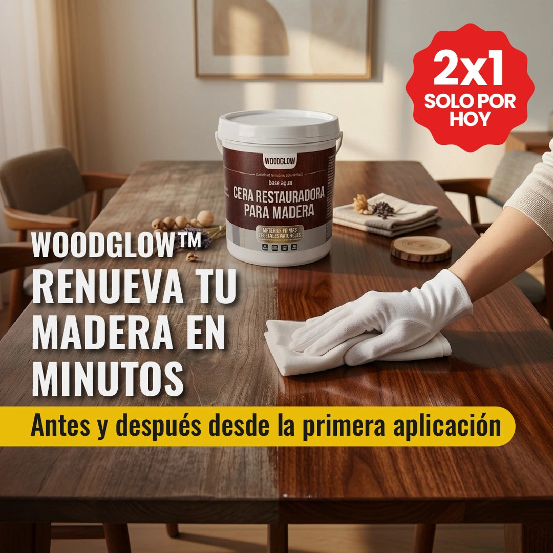 WoodGlow™ Sellador Cera para Maderas