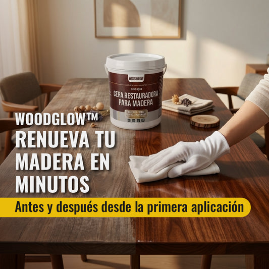WoodGlow™ Sellador Cera para Maderas 500g
