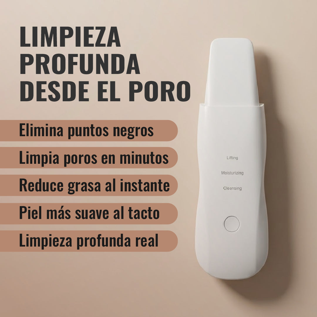 Paleta Facial Ultrasonica Exfoliante