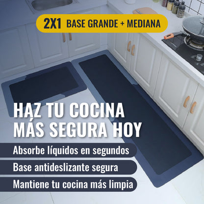 Tapete De Cocina De 2 Pcs Antideslizante