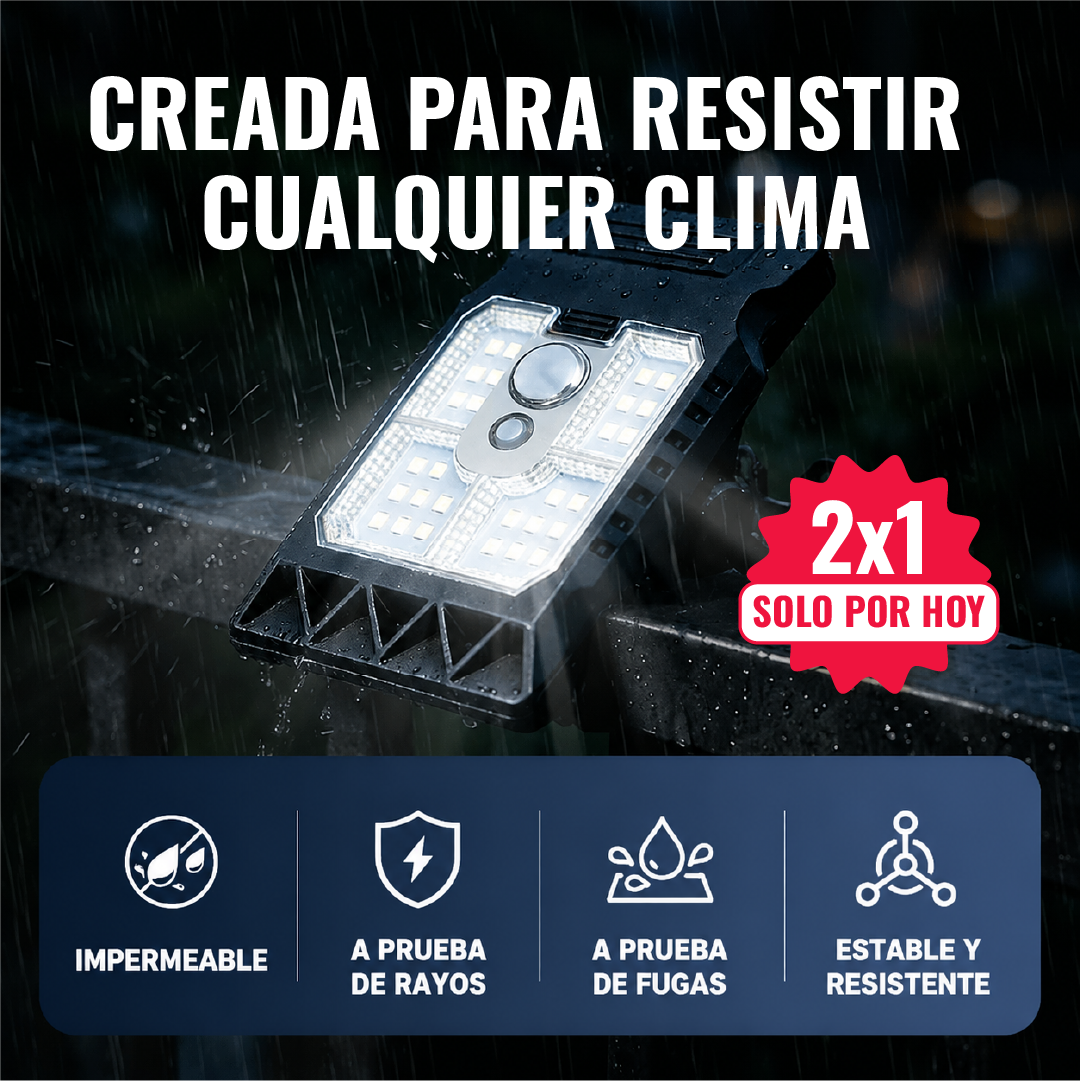 VIGILUX™ Lampara Solar Con Clip Sensor