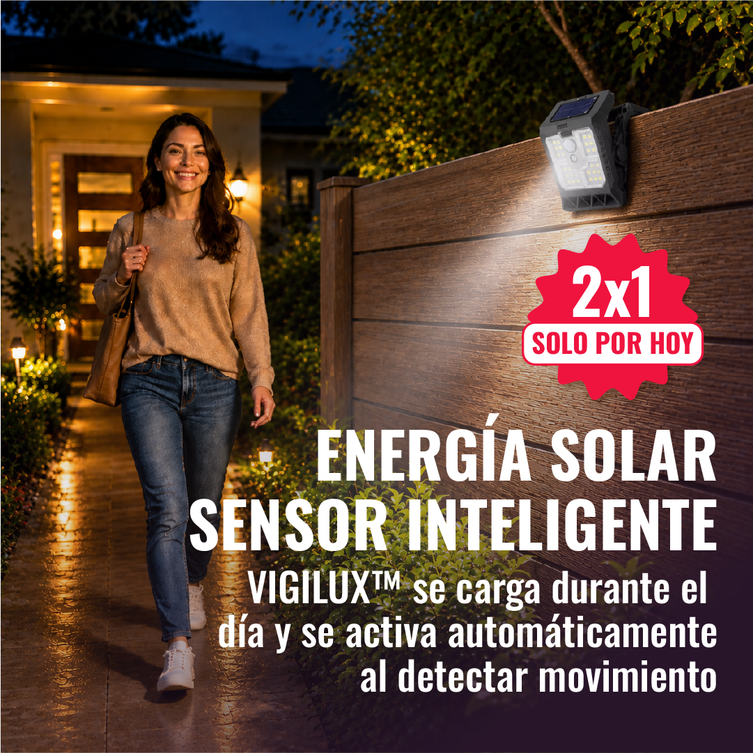 VIGILUX™ Lampara Solar Con Clip Sensor