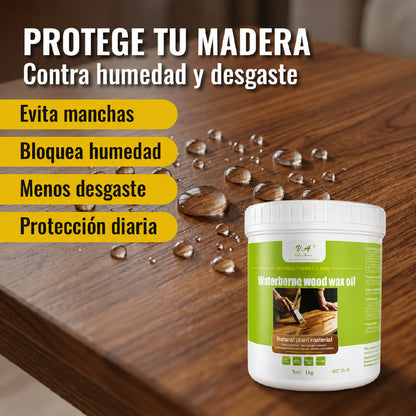 WoodGlow™ Sellador Cera para Maderas 1 Kilo
