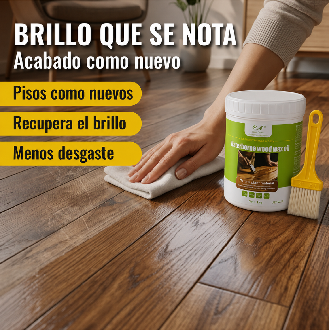 WoodGlow™ Sellador Cera para Maderas 1 Kilo