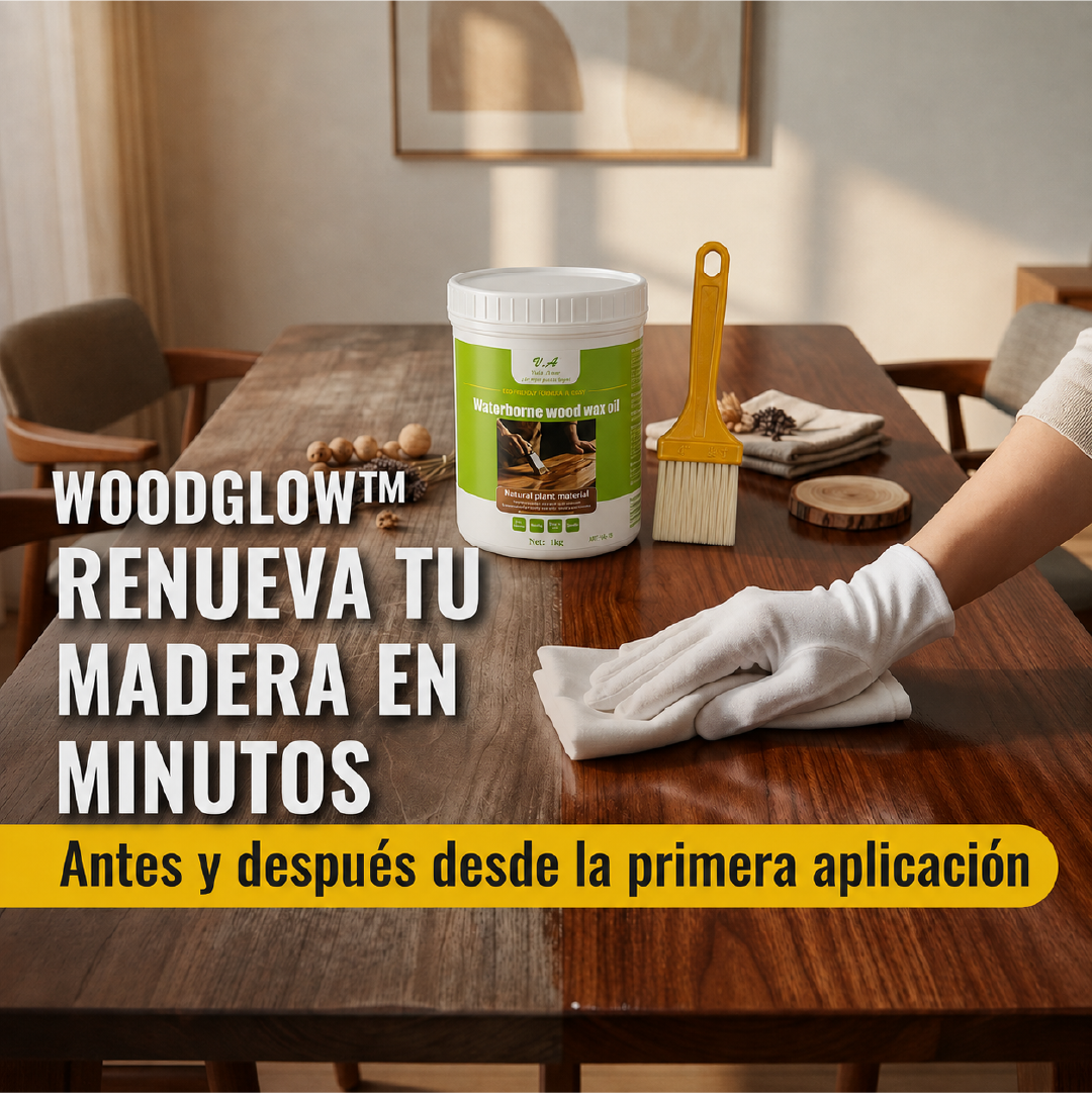 WoodGlow™ Sellador Cera para Maderas 1 Kilo