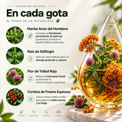 Aurelys™ - Gotas Herbales Drenaje Linfático