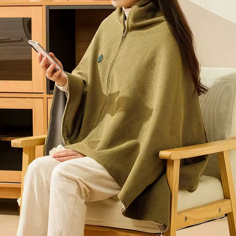 Poncho Térmico USB CozyWrap™ – PrimeHogar